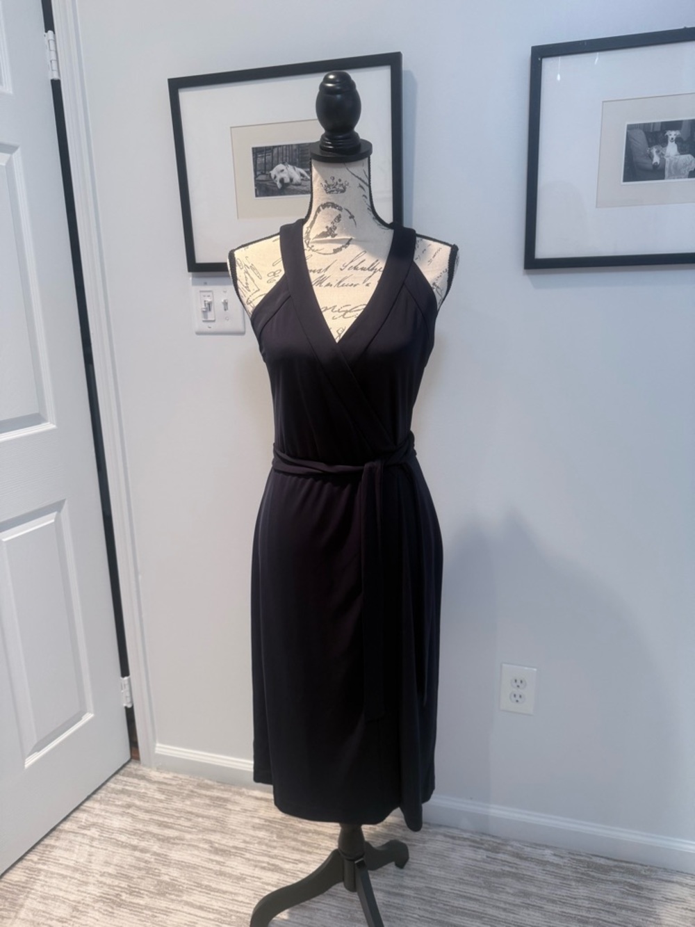 Ann Taylor Navy Blue Wrap dress NEW WITH TAGS